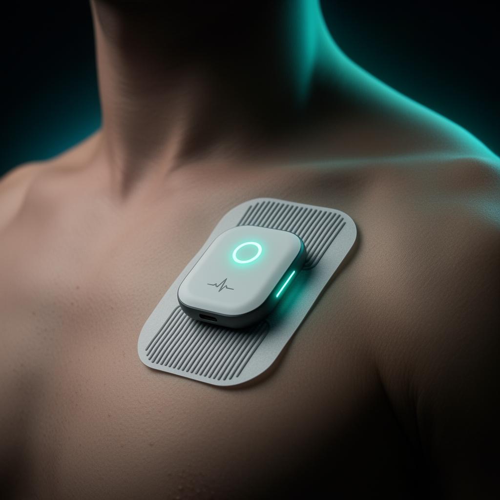 Precision pillar — clinical-grade ECG chest patch